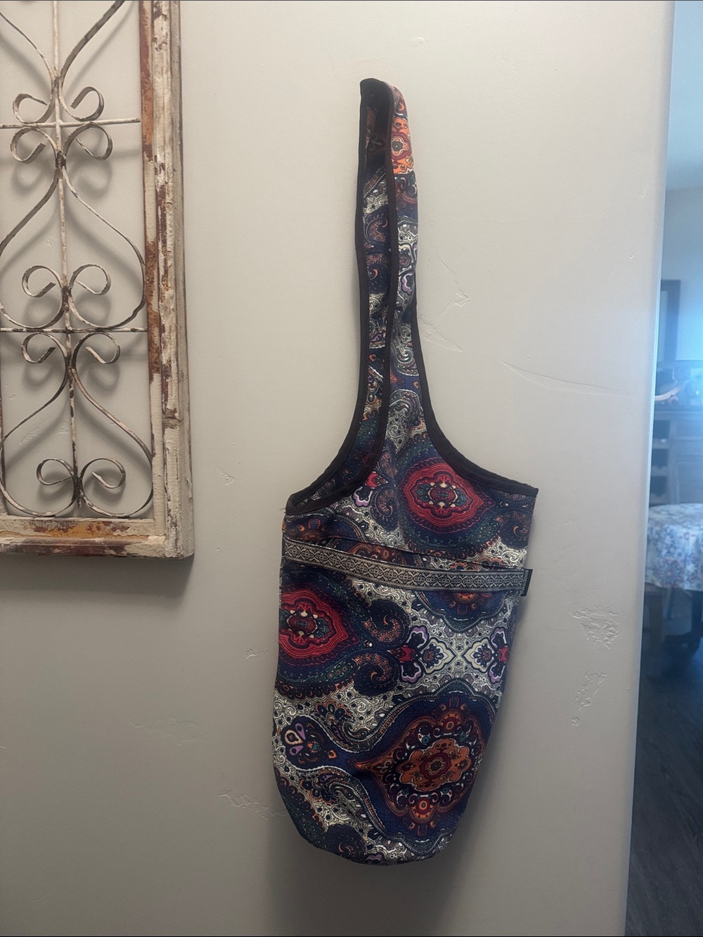 Ewedoos Yoga Matt bag,  Paisley Shoulder Tote.